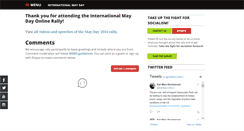 Desktop Screenshot of internationalmayday.org